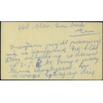Jan Dąb-Kocioł, Warszawa, Minister rolnictwa i reform rolnych, korespondencja służbowa, 11,1x6 cm (*1898+1976) Minister rolnictwa i reform rolnych(1947-1957), minister leśnictwa i przemysłu drzewnego (1956-1961), poseł na Sejm PRL I, II, III i IV kadencji