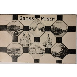 POZNAŃ - Gruss aus Posen, Tx 257, św. czb., ok. 1905.