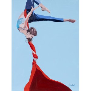 Ewa Krzywińska, Follow the red and blue, 2024