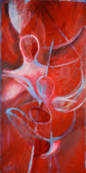 Marta Zygmunt, Red dance of waiting, 2024