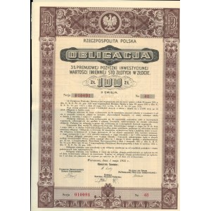 Republic of Poland (1918-1939), set of 2 securities, 1934-1935