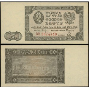 Pologne, 2 zlotys, 1.07.1948