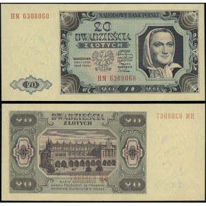 Poland, 20 zloty, 1.07.1948