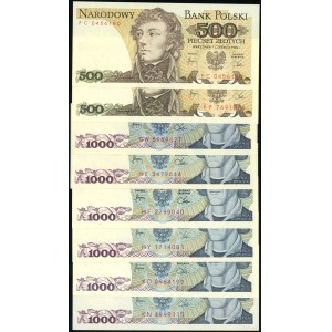 Poland, set of 8 banknotes, 1.06.1982