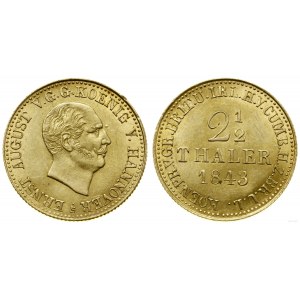 Germany, 2 1/2 thalers, 1843, Hanover
