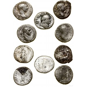 Impero romano, set di 5 denari, Roma