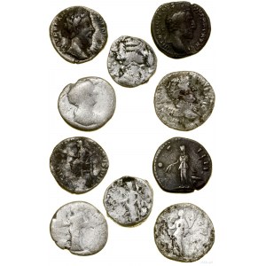 Impero romano, set di 5 denari, Roma