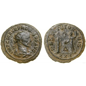 Cesarstwo Rzymskie, antoninian bilonowy, (276-282), Siscia