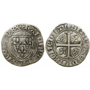 France, Blanc dit Guenar type penny, (1385-1417)