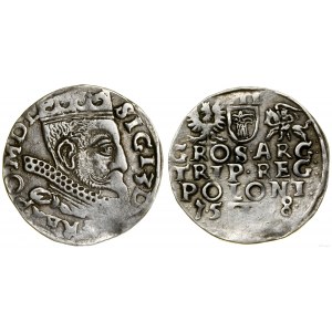 Polska, trojak, 1598, Wschowa