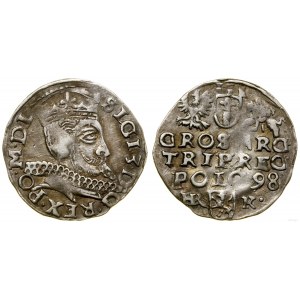 Polska, trojak, 1598, Wschowa