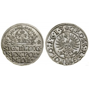 Poľsko, penny, 1613, Krakov