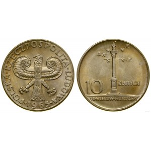 Polska, 10 złotych, 1965, Warszawa