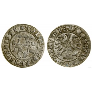 Ducal Prussia (1525-1657), shilling, 1558, Königsberg