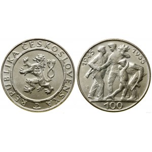 Československo, 100 korún, 1955, Kremnica