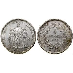 France, 5 francs, 1873 A, Paris