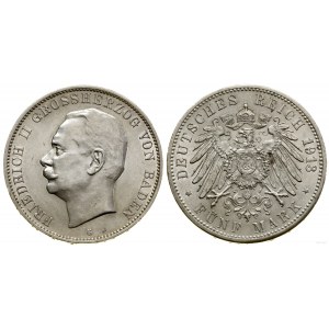 Germany, 5 marks, 1913 G, Karlsruhe