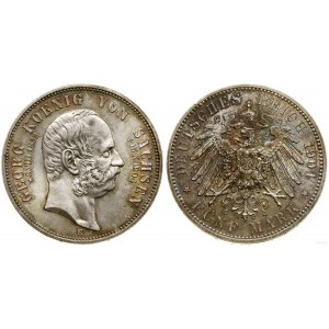 Germania, 5 marchi postumi, 1904 E, Muldenhütten