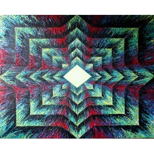 Magdalena Barczyk-Kurus, Energia Światła II, z cyklu Geometria światła, 2024