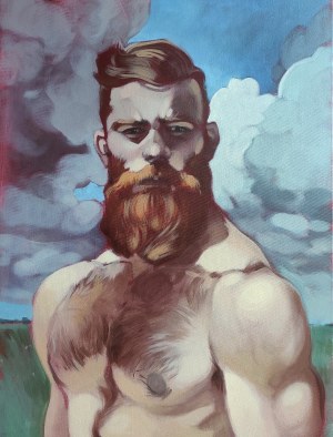 Jakub Godziszewski, Mężczyzna z rudą brodą, 2024