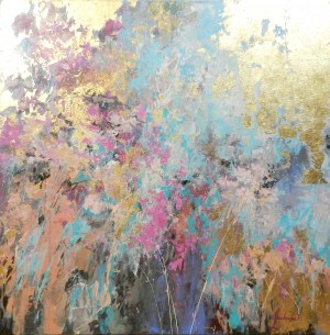 Jolanta Frankiewicz, Pink flowers, 2023