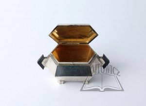 Sugar bowl in art deco style,