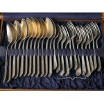 (Cutlery). Dinner cutlery set for 12 persons.