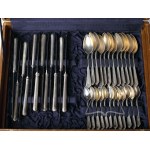 (Cutlery). Dinner cutlery set for 12 persons.