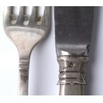 (Cutlery). Dinner cutlery set for 6 persons, Hempel Brothers