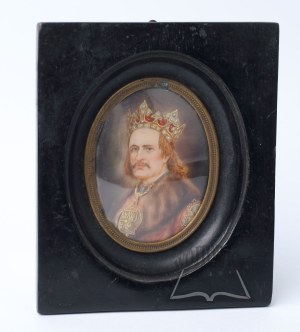 (Miniature. JAGELLA). Miniature with the image of Ladislaus Jagiello