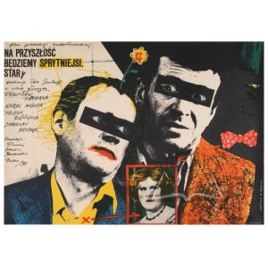 PĄGOWSKI Andrzej, Hoffman-Pągowska Krystyna (projekt.), Plakat - Na przyszłość będziemy sprytniejsi, stary, (1983).