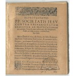 (UNIWERSYTET Jagielloński kontra Jezuici). CONTROVERSIA illustris, hoc est: