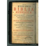 BIBLIA Hebraica ad Optimorum Codicum et Editionum Fidem Recensita et Expressa