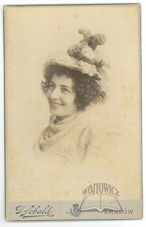 SIENNICKA Natalia, 1° v. Czyszkowska, 2° v. Landmanowa ( b. 1866 Kielce or Radom - d. 1926 Warsaw), actress, theater director.