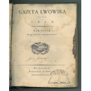 Lviv GAZETA for 1816.