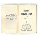 CALENDAR of the Defenders of Lviv. 1919.