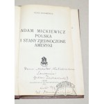 ZACHAREWICZ Julian, Adam Mickiewicz. Polska i Stany Zjednoczone Ameryki.