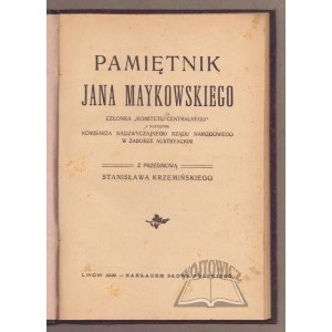 (MAYKOWSKI Jan), Pamiętnik Jana Maykowskiego.