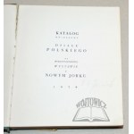 KATALOG Oficjalny Działu Polskiego na międzynarodowej wystawie w Nowym Jorku 1939.