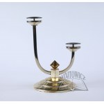Art deco type platter stand, Norblin and Ska, 1930s.