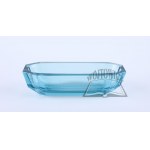 (PATER). Oblong platter made in art deco style, 1930s.