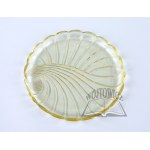 GLASS round platter, 1930s / 1940s.