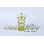 VASON + set of 6 glasses, 1930s.