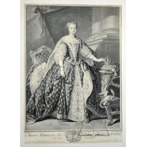 MARIA Leszczynska (1715 - 1768), wife of Louis XV, Queen of France.