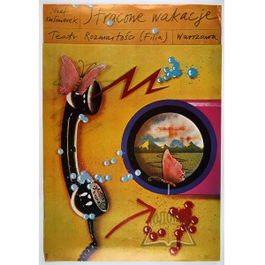 DUDZIŃSKI A. (projekt.), Plakat. Stracone wakacje.