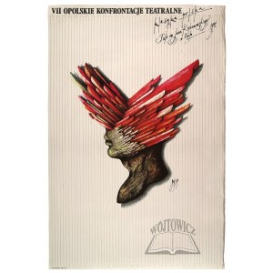 GET-Stankiewicz Eugeniusz (projekt.). Plakat - VII Opolskie Konfrontacje Teatralne, 1981.