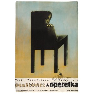 KRECHOWICZ J. (projekt.). Plakat - Gombrowicz. Operetka.