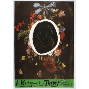 TOMASZEWSKI H. (projekt.), Kulisiewicz T. (rys.). Plakat - Treny, (1979).
