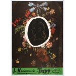 TOMASZEWSKI H. (design.), Kulisiewicz T. (drawing.). Poster - "Treny", (1979).
