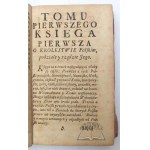 BIELSKI Jan, Widok Krolestwa Polskiego Ze wszystkiemi woiewodztwami, xięstwy y ziemiami, monarchami y monarchiniami,